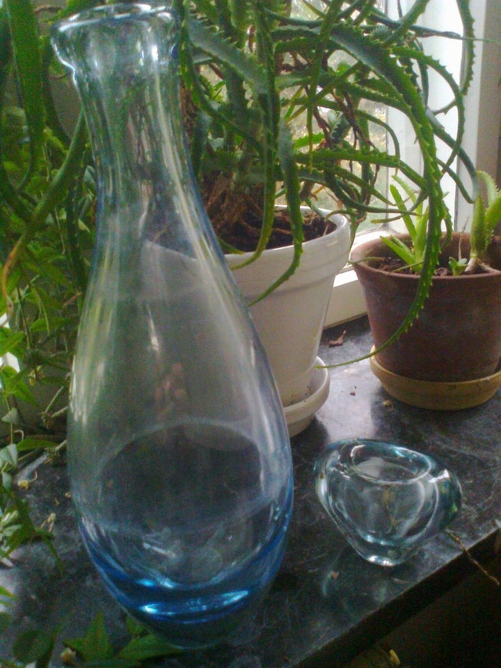 Glas, vase, skål