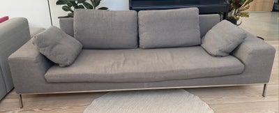 Sofa, uld, 3 pers. , Pelikan Copenhagen, Gammel sofa gives bort. 240x90x75 (siddehøjde 38) cm. Træng