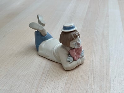 Porcelæn, Marco Giner klovn, Håndlavet porcelæns klovne-figur fra spanske Marco Giner.

Prisidé 199 