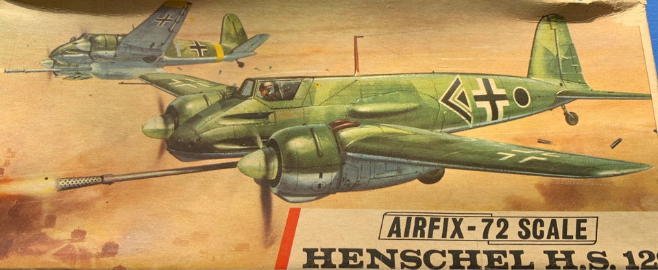 Byggesæt, Airfix Henschel HS 129, skala 1/72