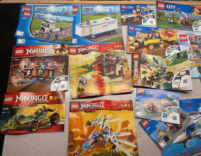 Lego blandet, Sælger diverse Lego sæt for min søn, det hele sælges samlet.
Alt har været samlet, men