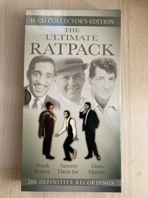 Frank Sinatra, Sammy Davis Jnr, Dean Martin: The Ultimate Ratpack, jazz, Stort lækkert bokssæt med 1