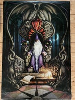 Plakat, motiv: The Wizards throne, b: 68 h: 99