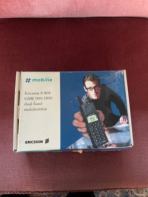 Telefon, Ericsson S 868, Mobil med org. Æske og instruktions bog  ( kom med tilbud )