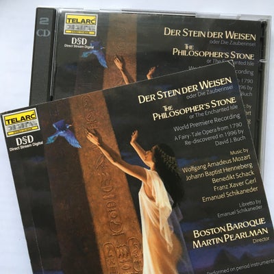 Wolfgang Amadeus Mozart : Der Stein Weisen Oder Die Zauberinsel = The Philso, klassisk, 3 cd ( 2 med