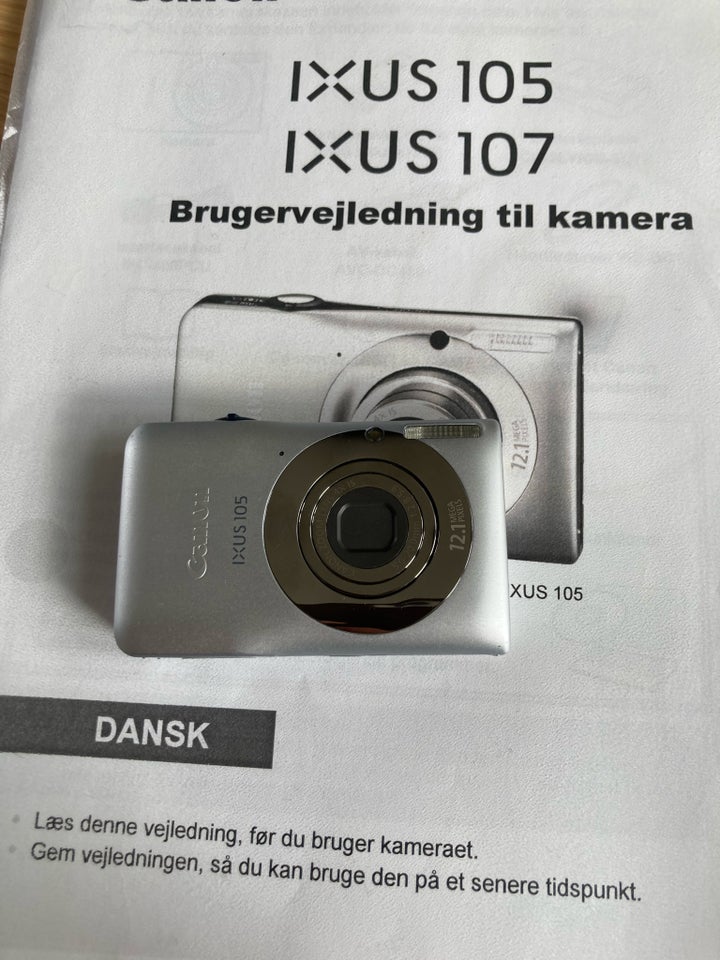 Canon, IXUS 105, 12.1 megapixels