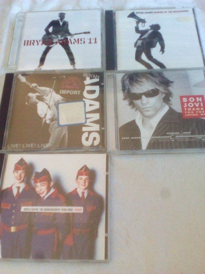 Bryan Adams og Bon Jovi mv.: Forskellige, rock