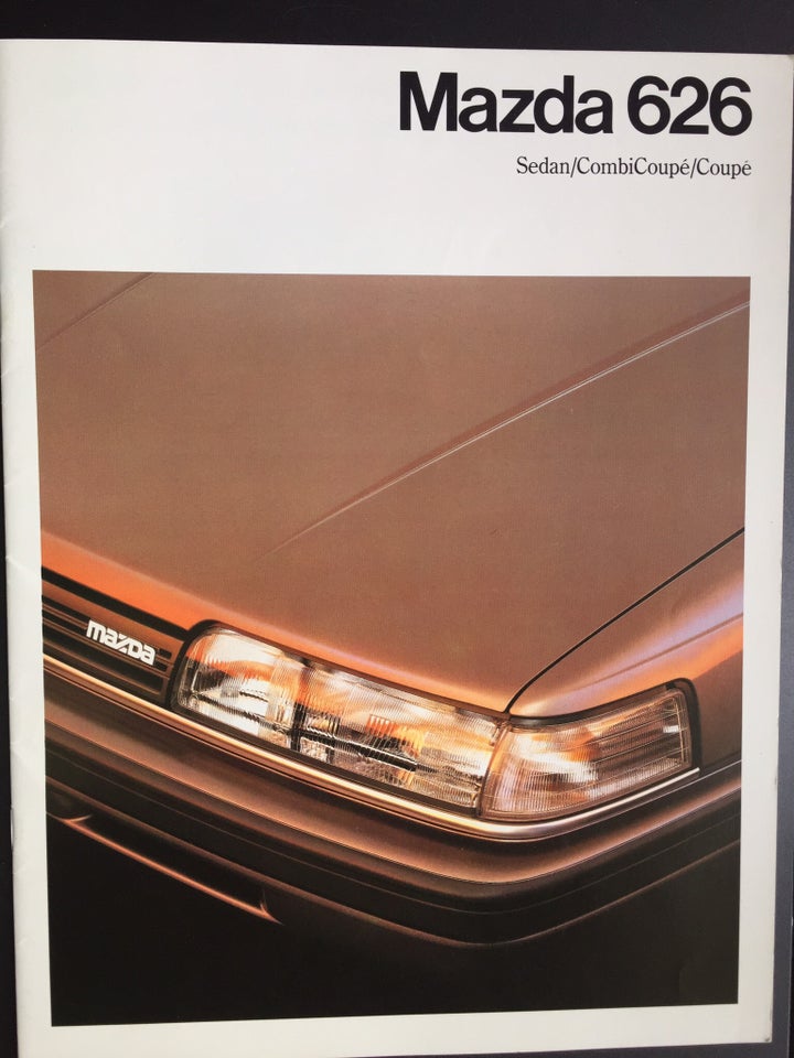 Original salgsbrochure, MAZDA 626