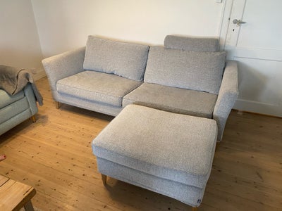 Sofa, bomuld, 3 pers. , Ilva / Idemøbler, Caprice Lux
3 pers sofa med puf og nakkestøtte.

Puder til