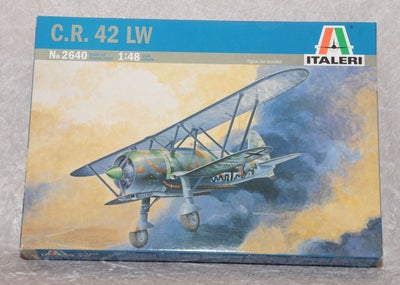 Byggesæt, HM-BYG-WWII-Fly-ITALERI C.R. 42 LW, #2640, skala 1:48, Byggesættet er nyt /usamlet. Dette 