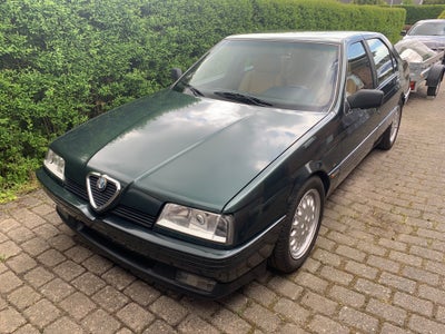 Alfa Romeo 164, 3,0 V6, Benzin, 1990, km 174277, grønmetal, træk, 4-dørs, centrallås, 16" alufælge s