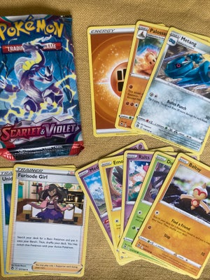 Samlekort, Pokemon, Originale Pokemonkort sælges - 10 stk. pr. pakke. 
Hver pakke indeholder følgend