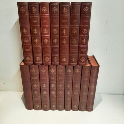 VERDENSLITTERATURENS PERLER, Dickens, Jane Austen mf, genre: roman, 16 bøger fra serien verdenslitte