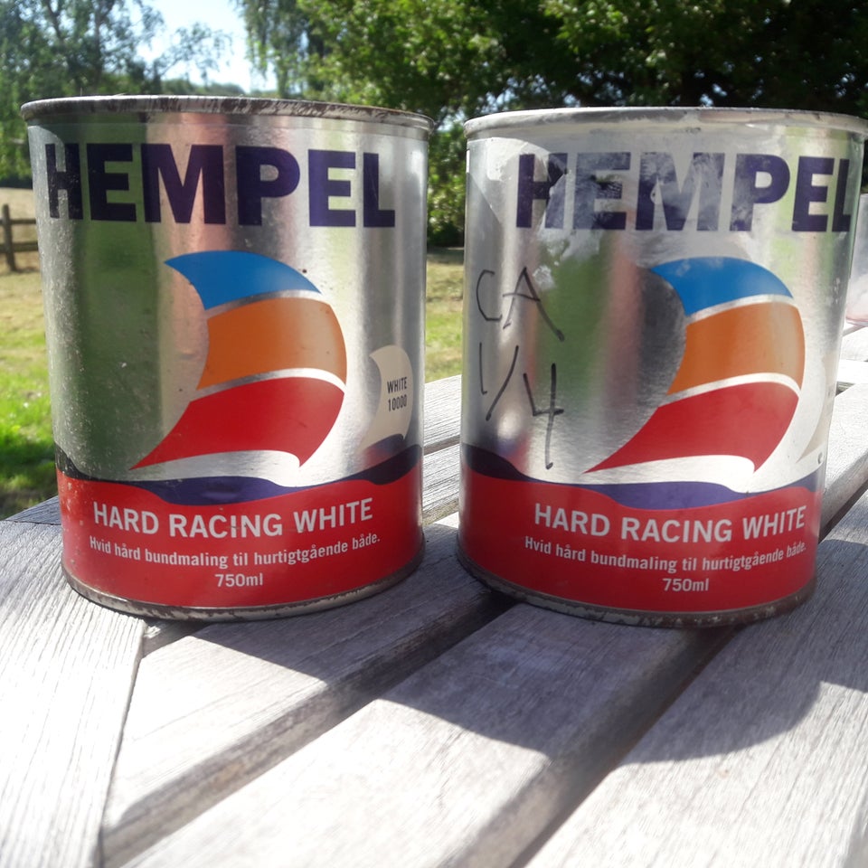 Uåbnet Hempel Hard Racing White 0,75l plus ca. 0...