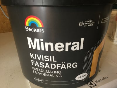 Kivisil facademaling, Beckers, Hvid, Kivisil facademaling er en vandtyndet silikone (harpiks) emulsi