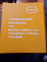 TRIUMPH Workshop Manual, 500cc TR5T Unit