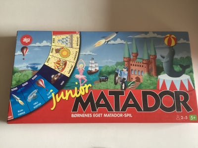 Matador junior, brætspil, Spillet er brugt, men velholdt og komplet. Fra røgfrit og dyrefrit hjem.