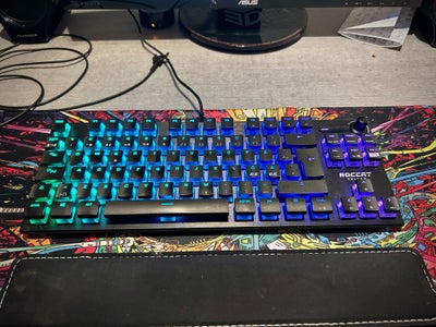 Tastatur, Roccat , Vulcan TKL Pro , God, Roccat Vulcan TKL Pro. 

Super lækkert og velholdt Pro game