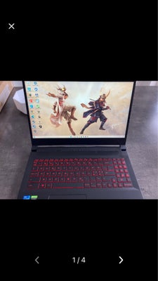 MSI Katana, 32 GB ram, 1000 GB harddisk, Perfekt, Pæn velholdt bærbar.
Skærmen kører med 144Hz opdat