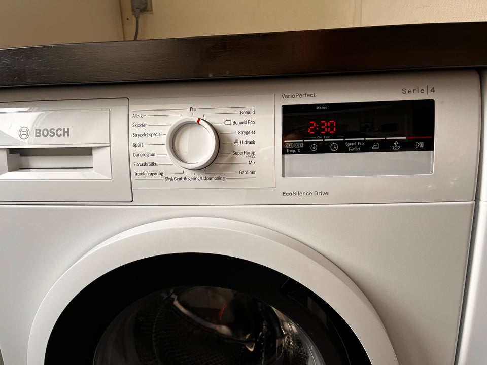 Bosch vaskemaskine, vaske/tørremaskine, 1200 omdr./min.