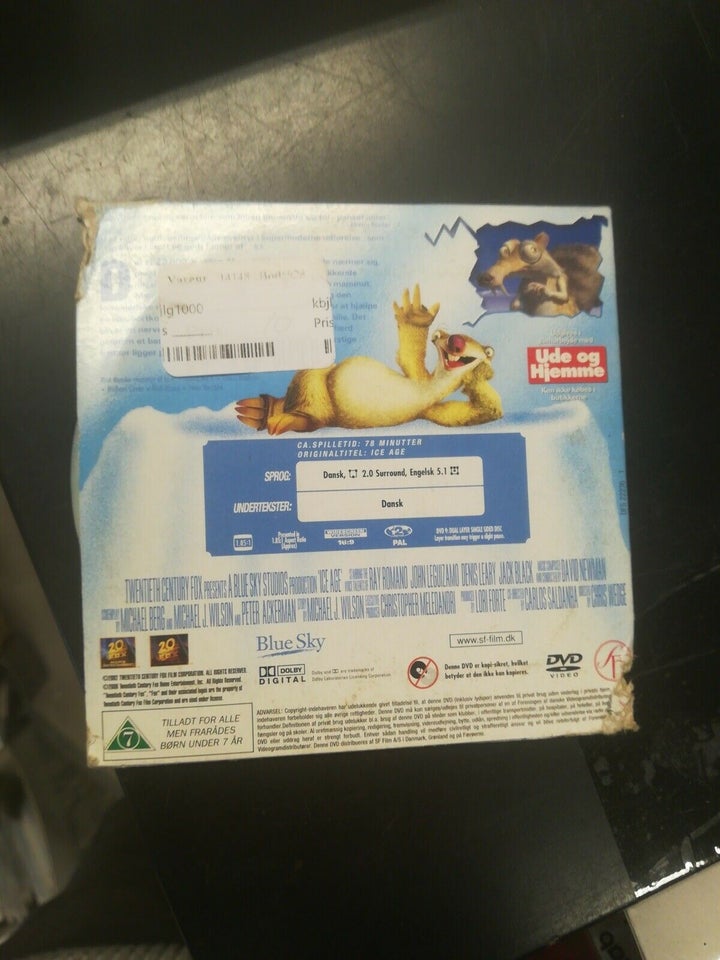Ice Age , DVD, animation