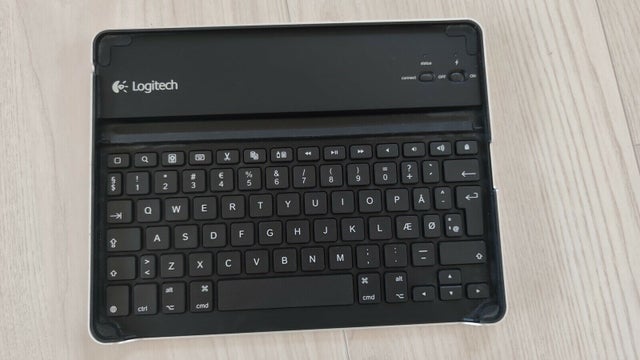 Tastatur, trådløs, Logitech, Zagg, God, Logitech Zagg…
