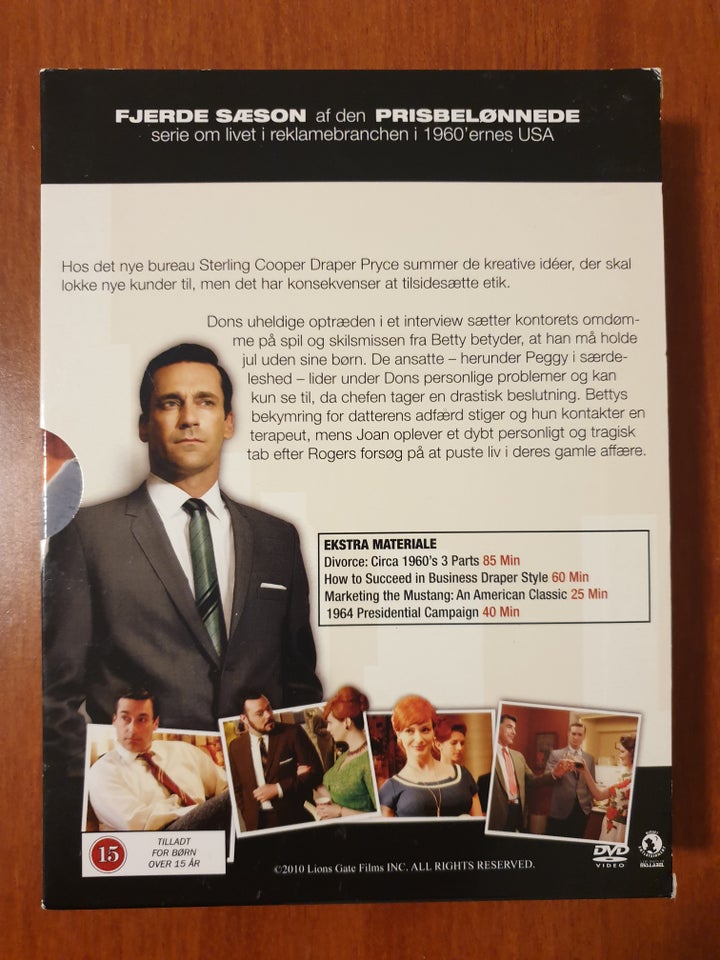 MAD MEN - Sæson 4 (Box-set med 4 Discs), instruktør Phil