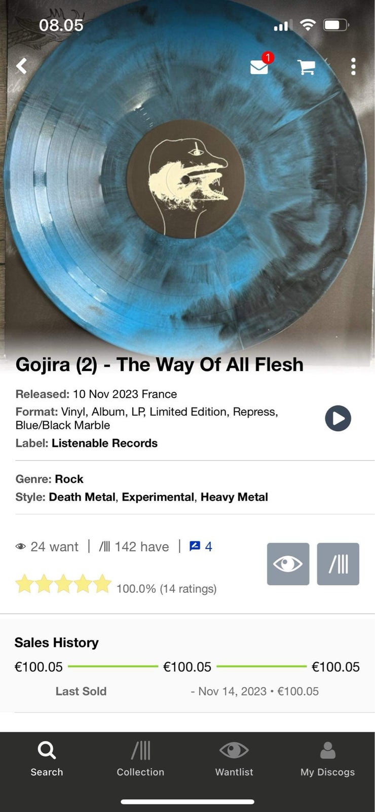 LP, Gojira, The Way of all flesh