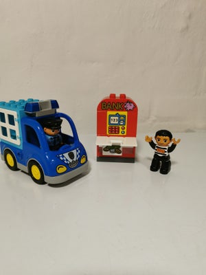 Lego Duplo, 10809, Politipatrulje med hæveautomat, politimand og tyv.

Se også mine andre annoncer m