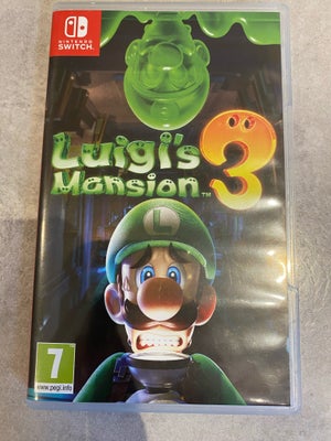 Luigis Mansion 3, Nintendo Switch, adventure, Luigis mansion sælges for 250 
Fast pris 
Sendes ikke 