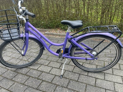 Pigecykel, citybike, Kildemoes, 24 tommer hjul, 7 gear, Fin lilla pigecykel. Ny pris 4500kr.