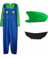 Kostume, str. L, Blå og grøn