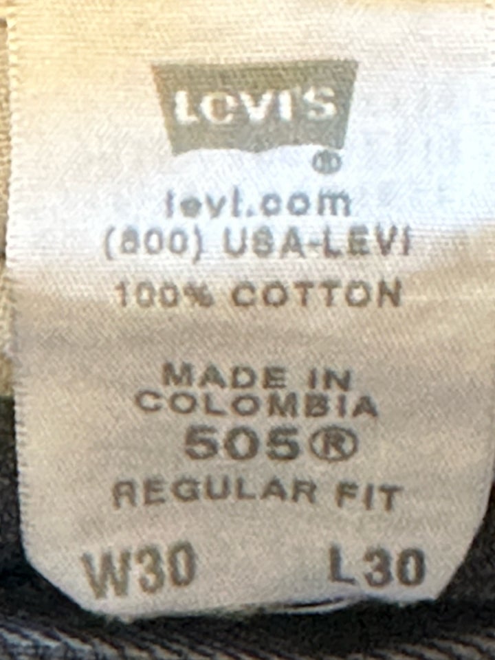 Jeans, Levis 505 str.30/30, str. 30