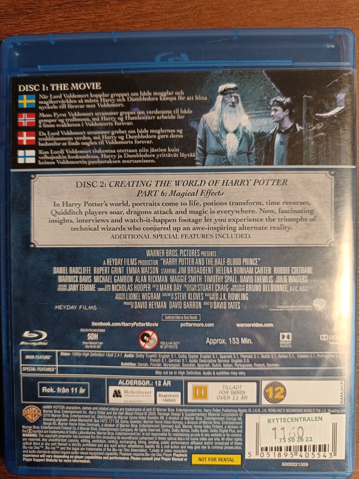 Blu-ray, eventyr