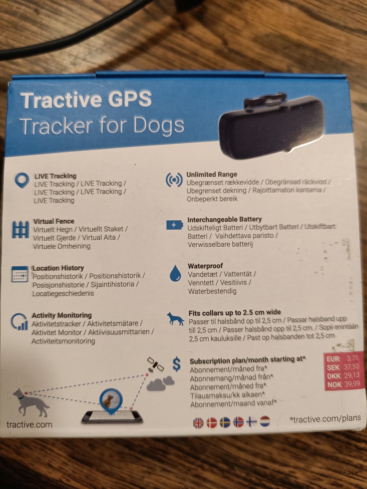 Andet, Tractive GPS tracker