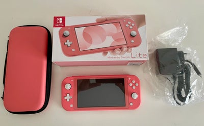 Nintendo Switch, Lite Coral, Perfekt, Selling a Switch Lite Coral due to lack of use.

It is in perf