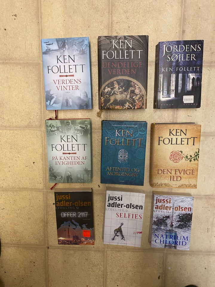 Wilbur Smith, ken Follett,Jussi adler-Olsen : fors