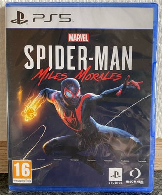 Spider-Man Miles Morales, PS5, action, Spider-Man Miles Morales. Aldrig brugt og stadig i indpakning