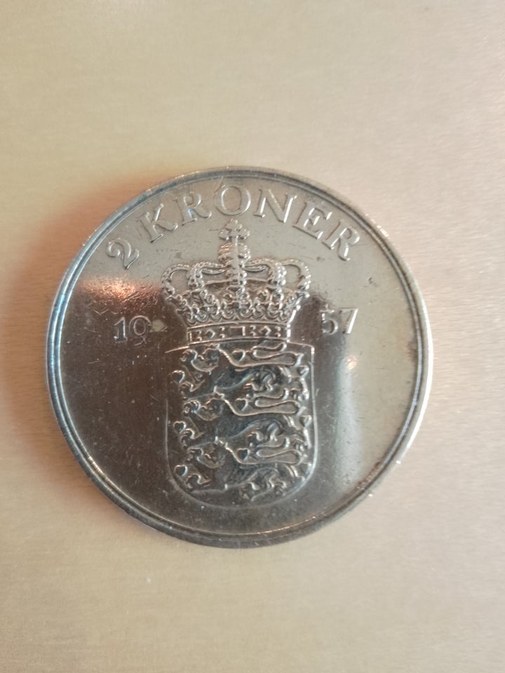 Danmark, mønter, 2 krone