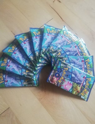 Samlekort, Pokemon go booster Packs, 100 pokemon go booster Pack samlet pris 2500