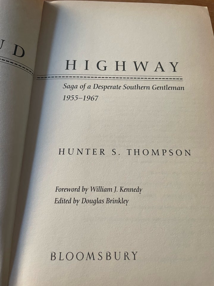 The Proud Highway, Hunter S. Thompson, emne: anden kategori