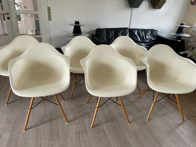 Spisebordsstol, Eames DAW, 6 stk originale Eames DAW stole