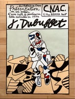 Original udstillingsplakat , Jean Dubuffet, b: 48 h: 70