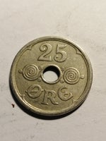 Danmark, mønter, 25 øre