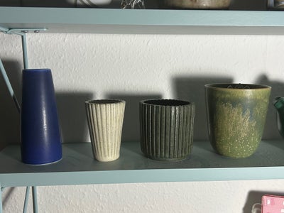 Keramik, Arne Bang, Palshus, Jacob Bang vaser, Jeg sælger fire utrolig smukke vaser. Farverne gør de