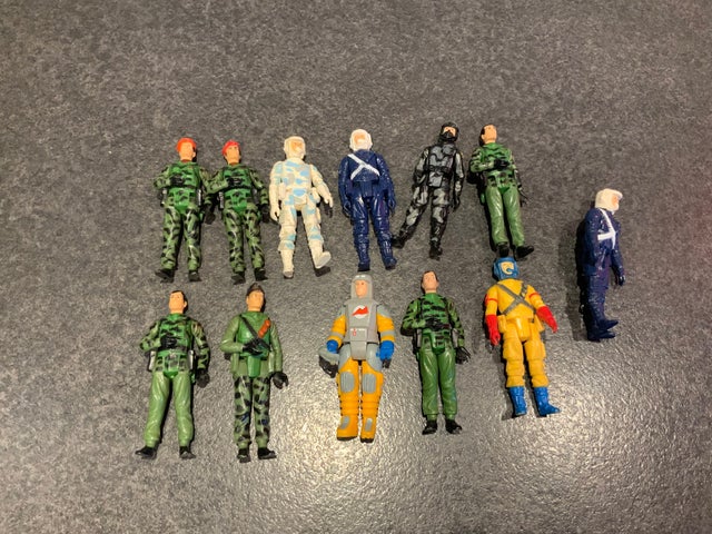 Action force palityo figurer, Palitoy, 12 stk action force…
