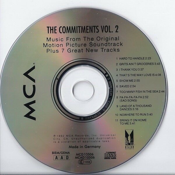 The Commitments: The Commitments Vol. 2 Soundtrack, andet