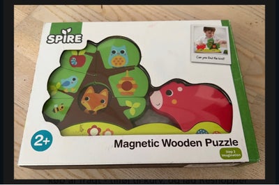 Spire Magnet puslespil, puslespil, Hyggeligt puslespil hvor brikkerne sættes sammen med magneter. Ri