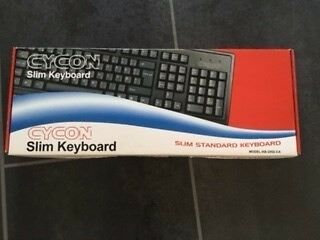 Afsky ært Tanzania Tastatur, Cycon Slim Keyboard - dba.dk - Køb og Salg af Nyt og Brugt