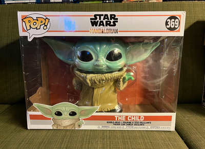 Andre samleobjekter, Funko Pop! Star Wars The Mandalorian The Child Yoda 10" 25cm nr. 369

Helt ny i